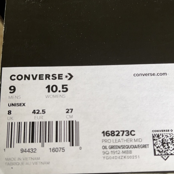 Converse Pro Leather Mid ‘Black History Month’ Men - Picture 16 of 16